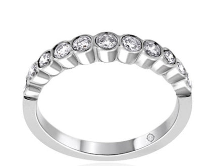 .50 Carat 14k White Gold Diamond Wedding Band - R10082