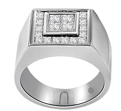 2.07 Carat 14k White Gold Diamond Wedding Band - R10111