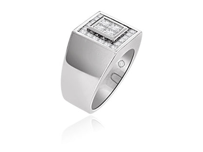 2.07 Carat 14k White Gold Diamond Wedding Band - R10111