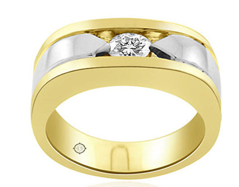 .60 Carat 2Tone 14k Gold Diamond Wedding Band - R10210