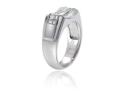 1.50 Carat 14k White Gold Diamond Wedding Band - R10262