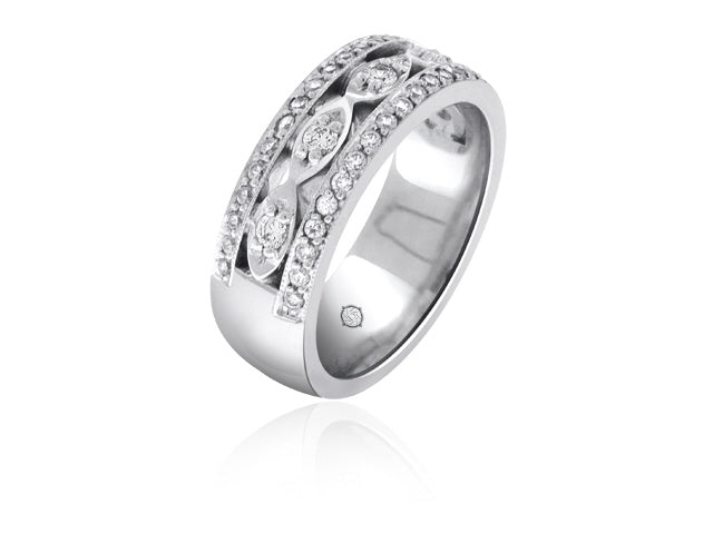 .70 Carat 14k White Gold Diamond Cocktail Ring - R10466