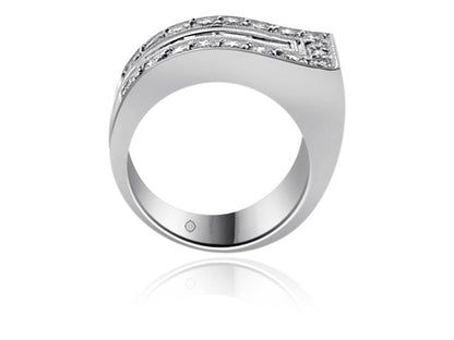 1.30 Carat 14k White Gold Diamond Cocktail Ring - R10616
